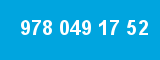 978 049 17 52